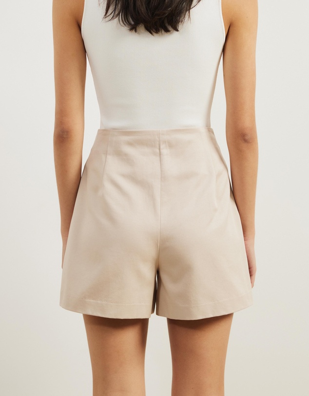 Atmos&Here - Kendal Pleated Tailored Shorts