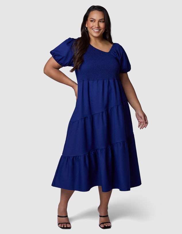 Something 4 Olivia - Miley Asymmetric Midi Dress