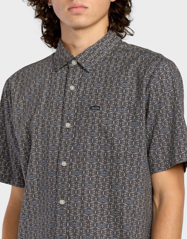 Volcom - Mens Scaller Stone Woves Short Sleeve Shirt