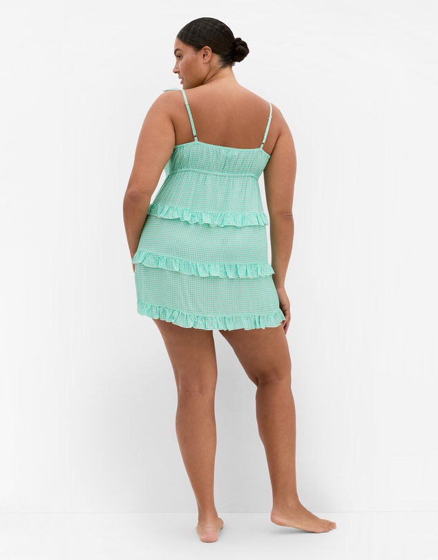 City Chic - Gigi Gingham Sleepwear Chemise