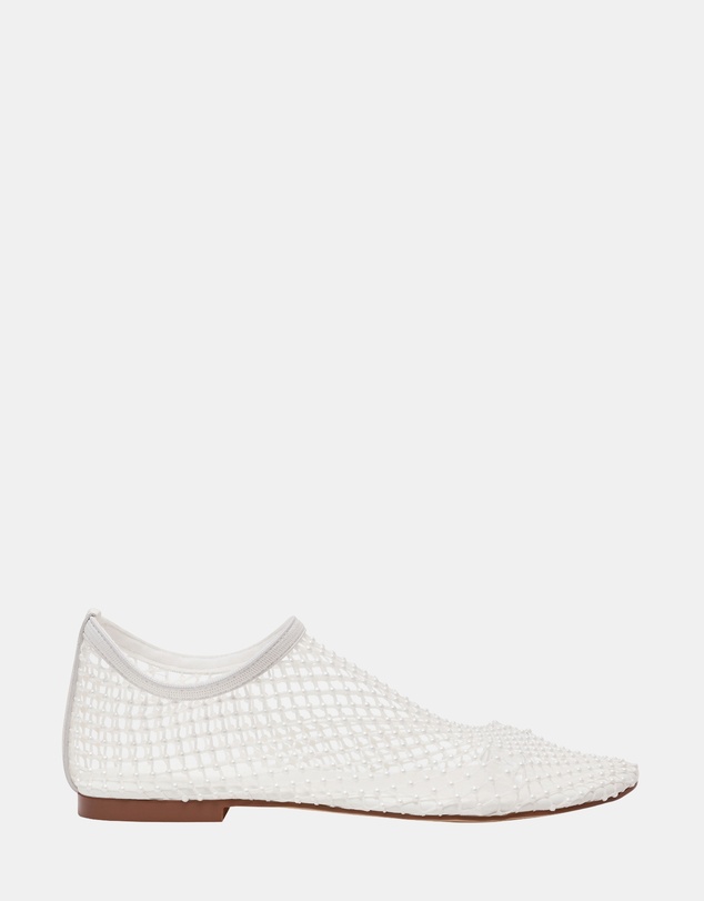 Steve Madden - Mino-P Off White Pearl Flats