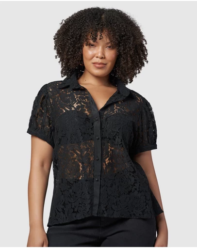 Sunday In The City - Love Lost Lace Shirt