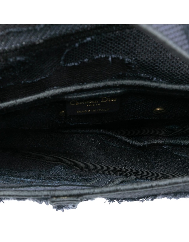 Pre-Loved by Azura Reborn - Pre-Loved Camouflage Embroidered Canvas Saddle Bag