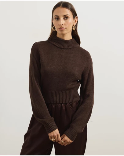 Atmos&Here - Zulu Textured Roll Neck Jumper