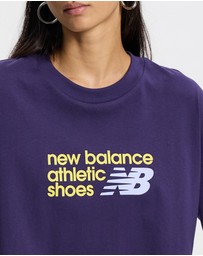 New Balance - Athletics Premium Chest Logo Cropped T-Shirt