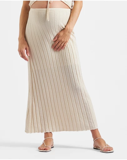 Ripe Maternity - Charli Rib Knit Skirt