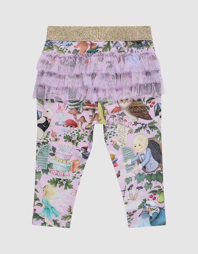 Fleur Harris - 'Faraway Friends' Fabulous Frilled Legging in Lilac