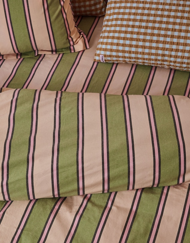 Mosey Me - Carnival Stripe Flat Sheet