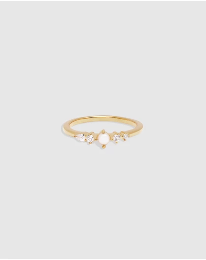 By Charlotte - Sea Foam Ring