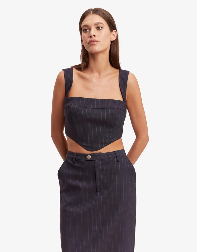 Bardot - Sian Pin Stripe Bustier