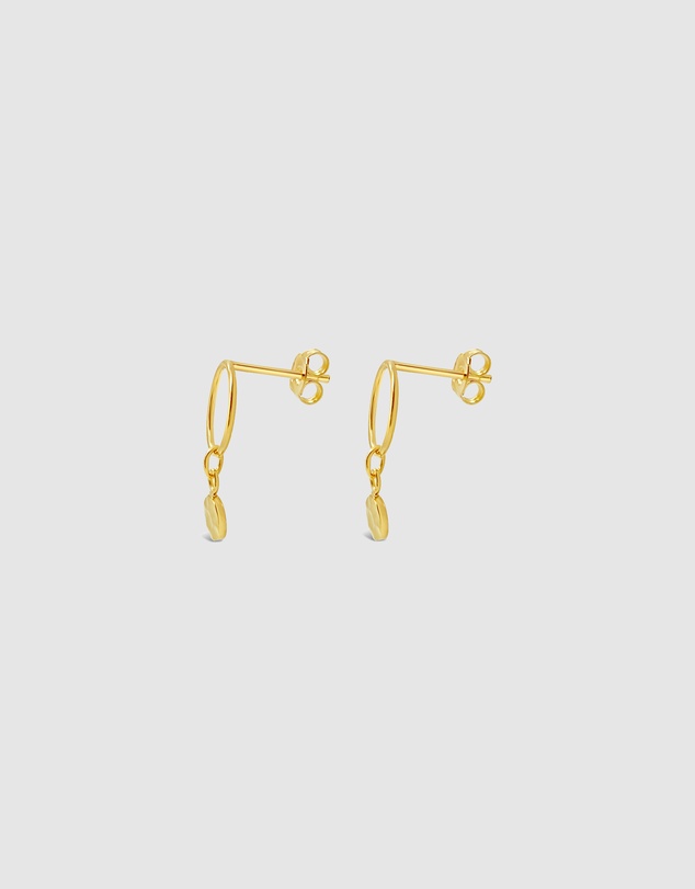 Ichu - Golden Details Stud Earrings