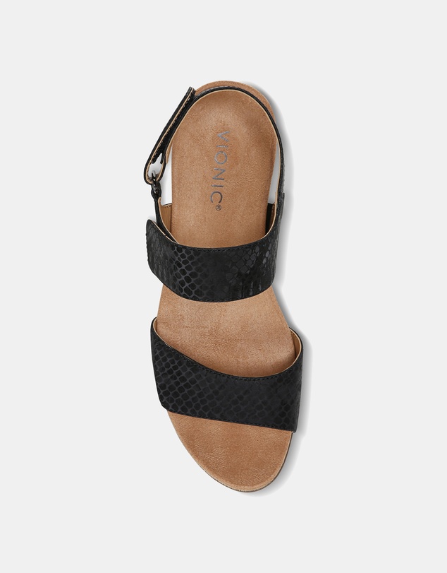 Vionic - Kanya Wedge Sandal - Black