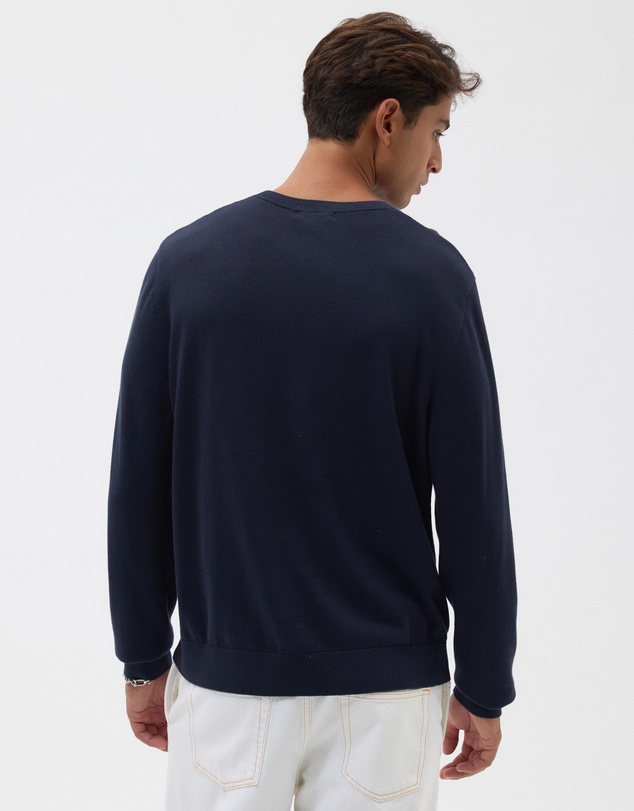 AERE - Lightweight Organic Cotton Crew Neck Knit Jumper