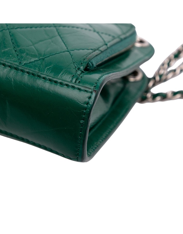 Pre-Loved by Azura Reborn - Pre-Loved CC Quilted Crinkled Calfskin Front Pocket Crossbody