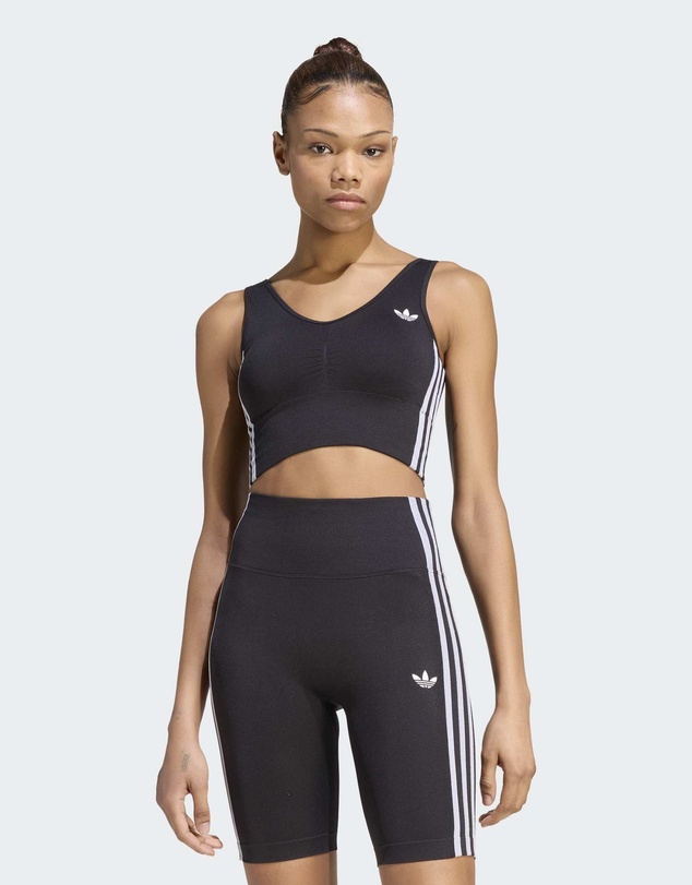 adidas Originals - ESSENTIALS 3 STRIPES SEAMLESS BRALETTE Womens