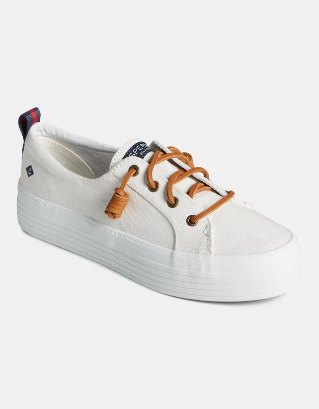 Sperry - Crest Vibe Platform Canvas White- Women's