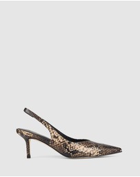 Siren - Yory Slingback Kitten Heels