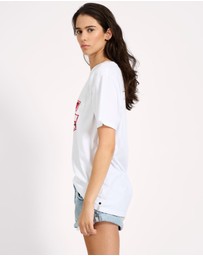 ONE TEASPOON - Good Times Boyfriend Tee - White