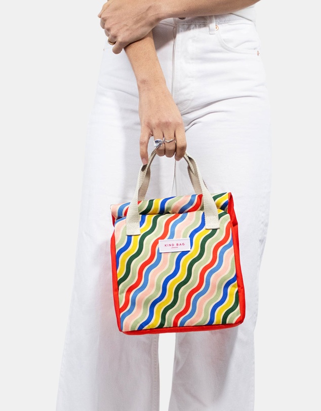 Kind Bag - Lunch Bag Rainbow Waves