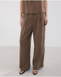 M.N.G - Straight Lyocell Trousers