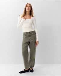 UNISON - Ruched Detail Long Sleeve Top