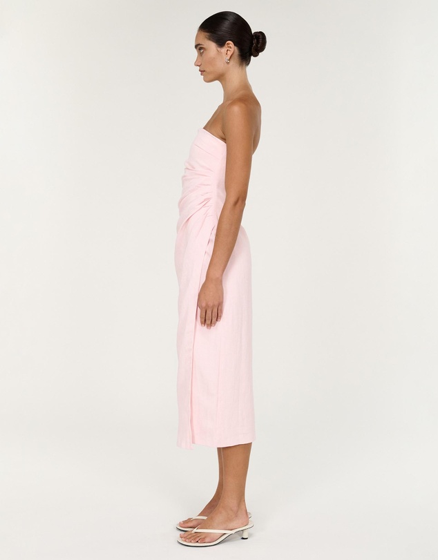 Staple the Label - Avella Strapless Midi Dress