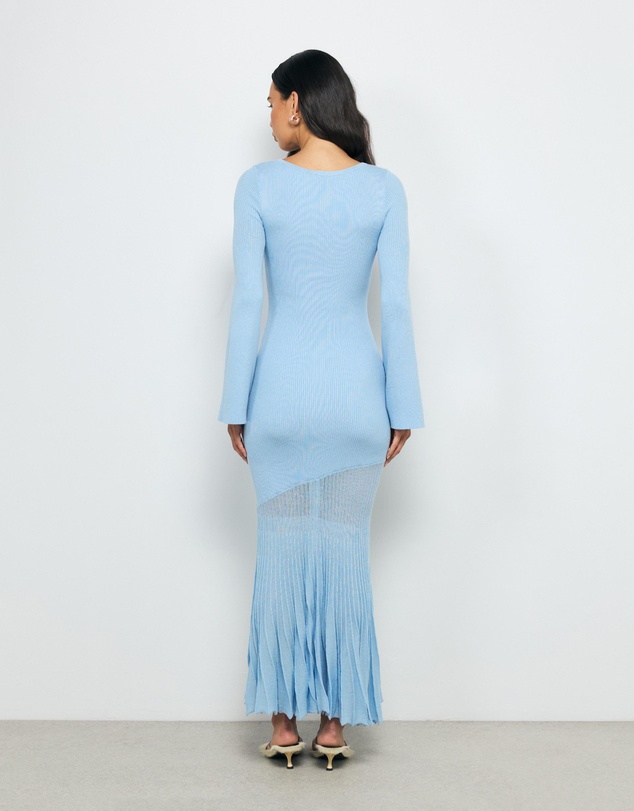 AERE - Ivy Rib Knit Midi Dress