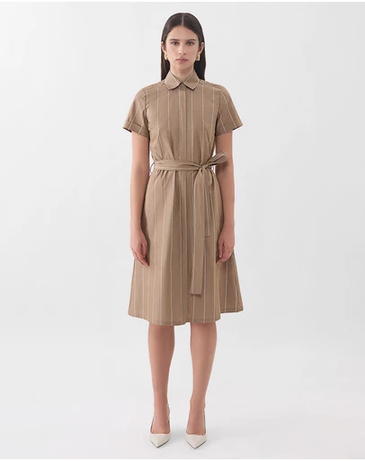 Farage - Alyce Stripe Shirtdress