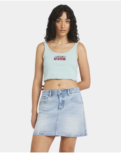 RVCA - Womens Flipped Scooped Tank Top