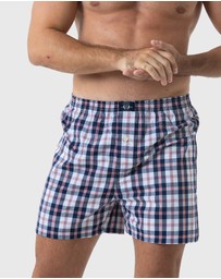 Coast Clothing - Grey 2 Pack Woven Boxers