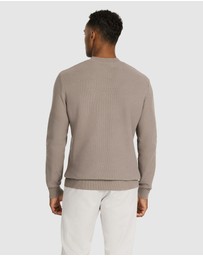 Tarocash - Idris Textured Crew Knit