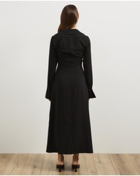 Atmos&Here - Franki Ruched Waist Midi Dress