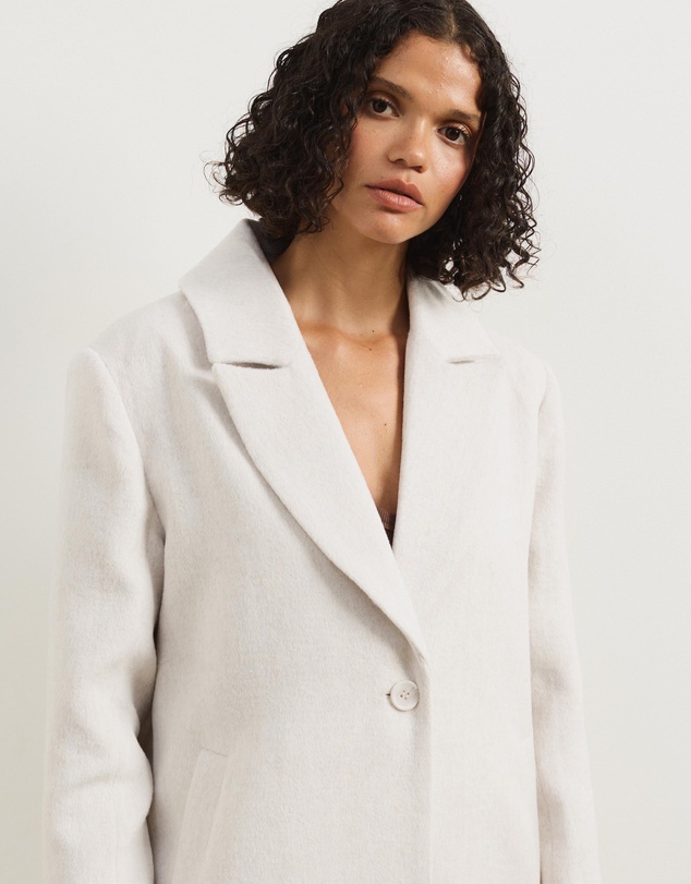 Atmos&Here - Ally Wool Blend Longline Coat