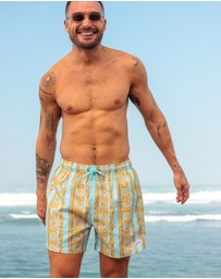 Boardies - Boardies Baroque Stripe Premium Mens Swim Shorts