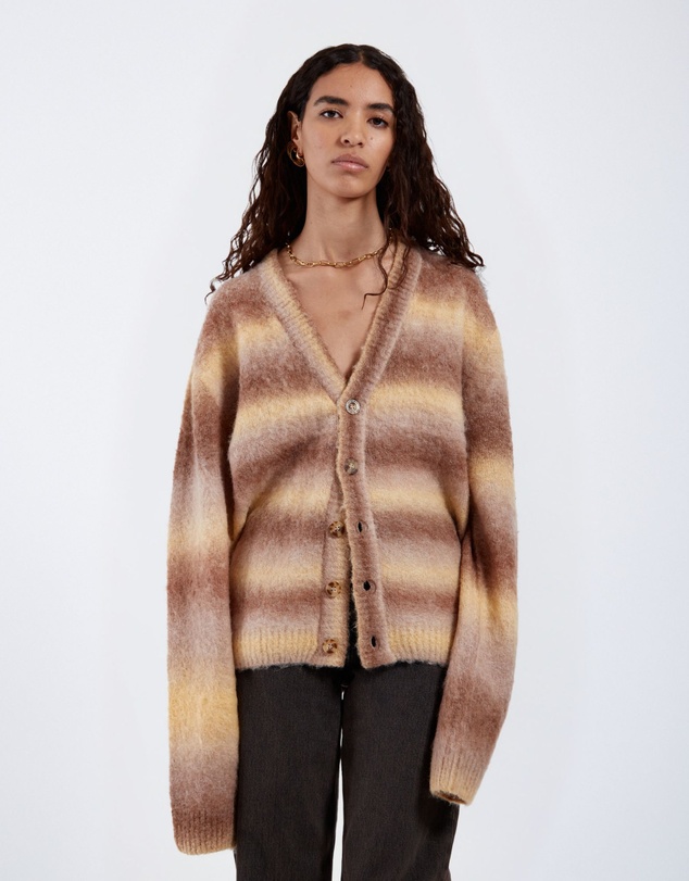 Dr Denim - Tom Cardigan Fade Yellow