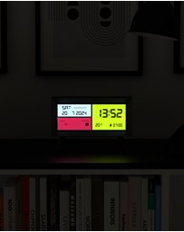 Newgate - Newgate Spectronoma Lcd Alarm Clock Matte Black