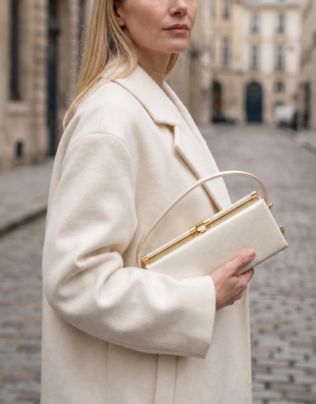 Izoa - Olive Clutch