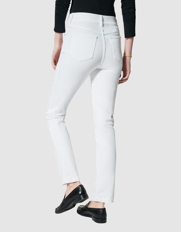 Spanx - Ankle Straight Leg Jeans - White