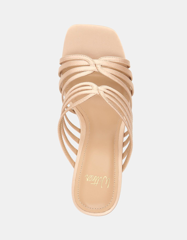 Wittner - Yasmin High Sandals Champagne Satin