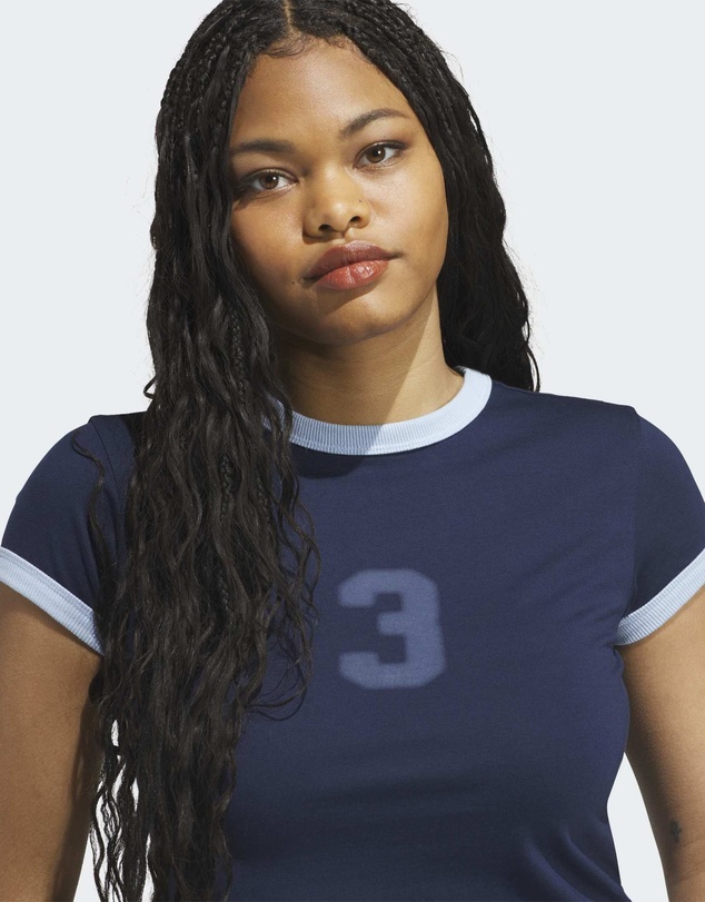 adidas Originals - GRAPHIC RINGER BABY TEE Womens