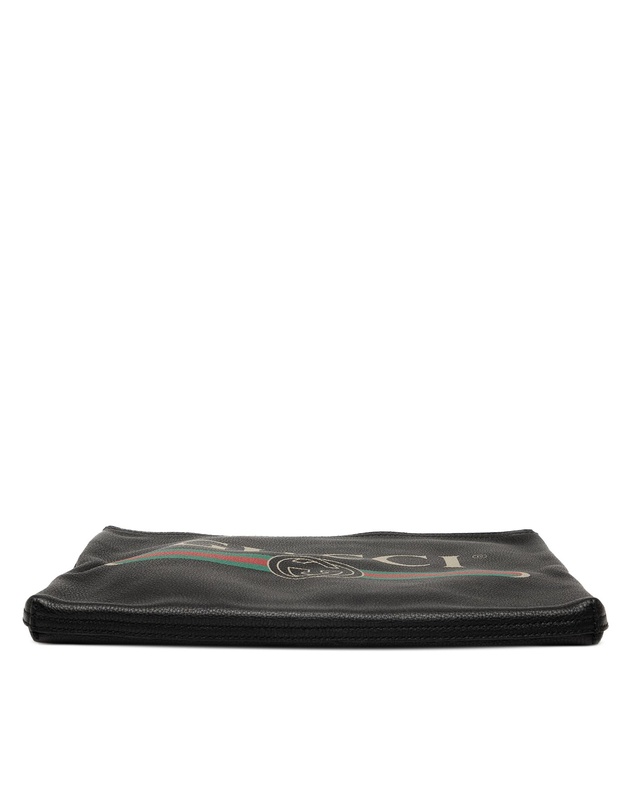 Pre-Loved by Azura Reborn - Pre-Loved Medium Leather Logo Portfolio Clutch