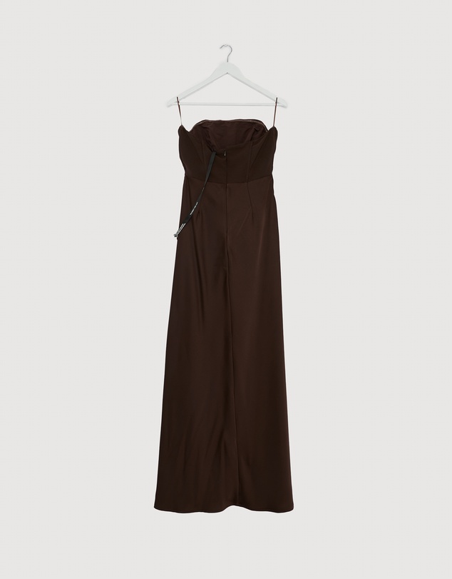 Revibe - Repaired CHANCERY Ayla Corset Drape Maxi Dress - AU 14