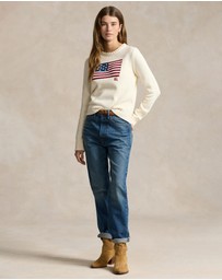 Polo Ralph Lauren - Flag Cotton Crewneck Sweater