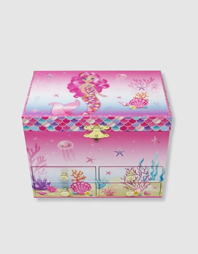 Pink Poppy - Mermazing Mermaid Medium Musical Jewellery Box
