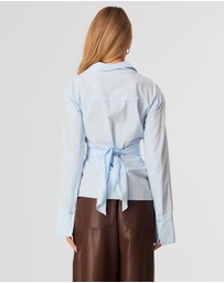 SNDYS - Teigan Cinched Button Shirt