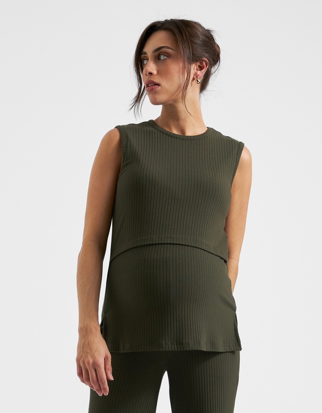 Ripe Maternity - Peter Rib Nursing Tank