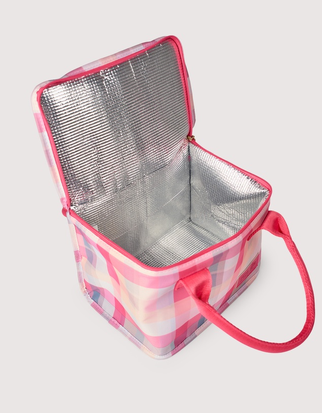 The Somewhere Co - Pink Plaid Lunch Bag
