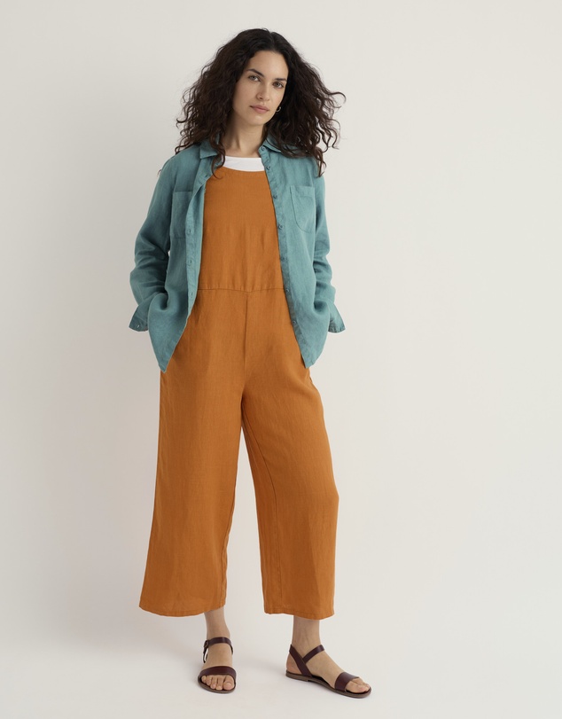 Seasalt - Salt Air Wide Leg Linen Jumpsuit