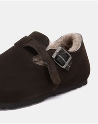EVERAU - EverAU Ugg Hazora Cow Suede Upper Loafer Oxfords Flats