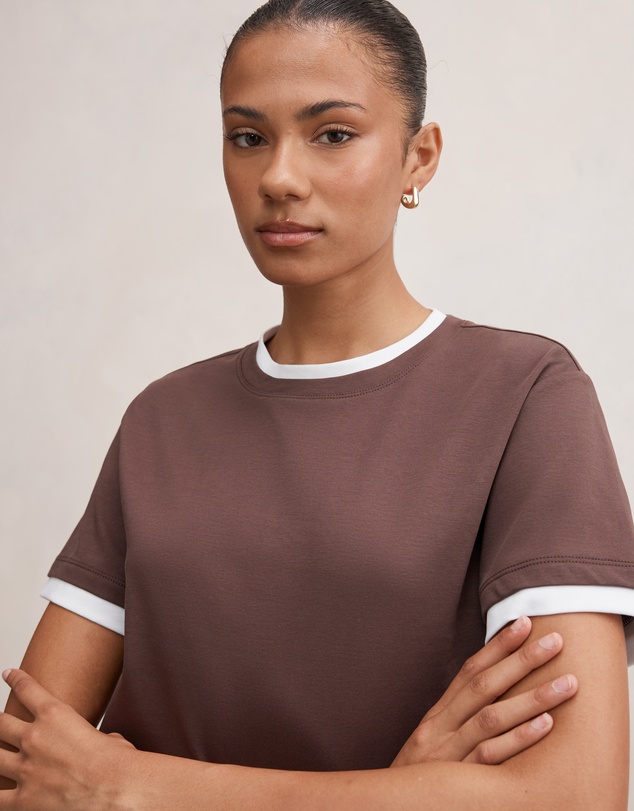 Forever New - Charlie Contrast Layered T-Shirt